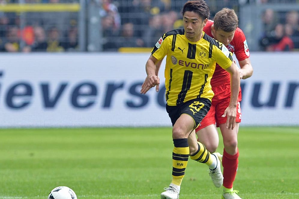 Shinji Kagawa kehrte 2014/15 von Manchester United zu Borussia Dortmund zurück.