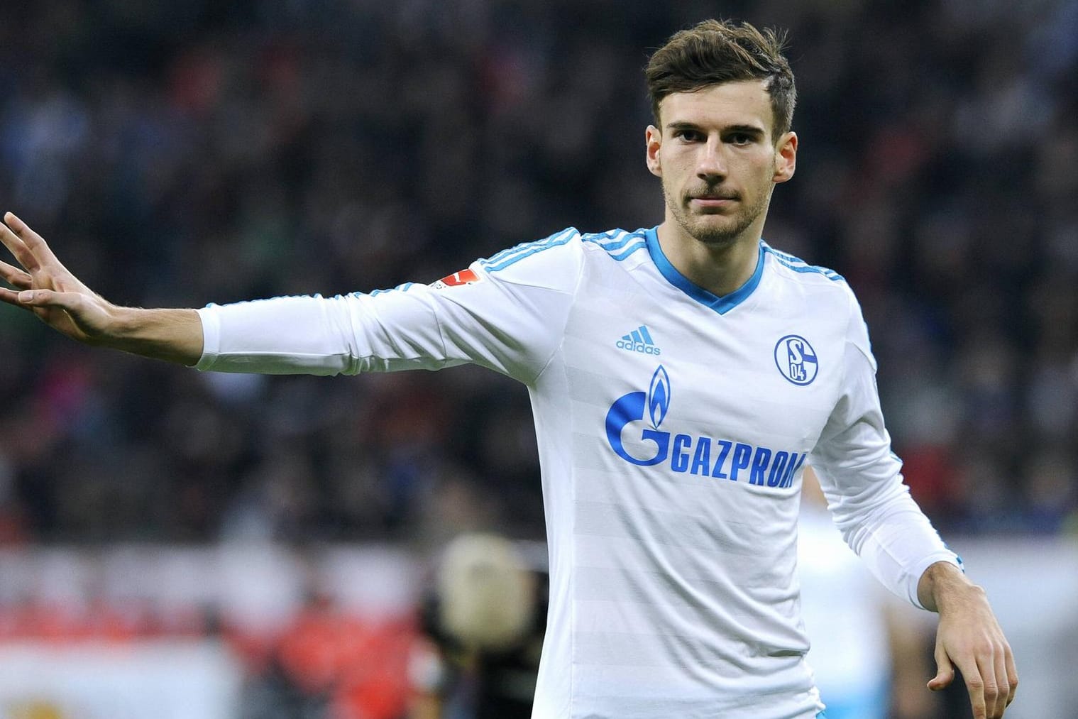 Leon Goretzka, hier beim 4:1 bei Bayer Leverkusen.