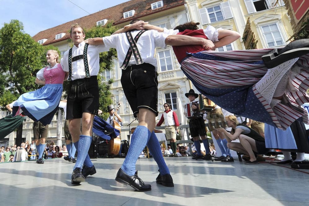 Das größte Volkskulturfest findet mitten in Graz statt.