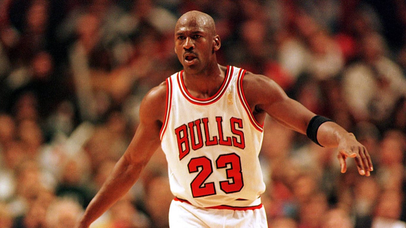 Lebende Basketball-Legende: Michael Jordan gewann sechs NBA-Meisterschaften mit den Chicago Bulls und zwei olympische Goldmedaillen mit den USA.