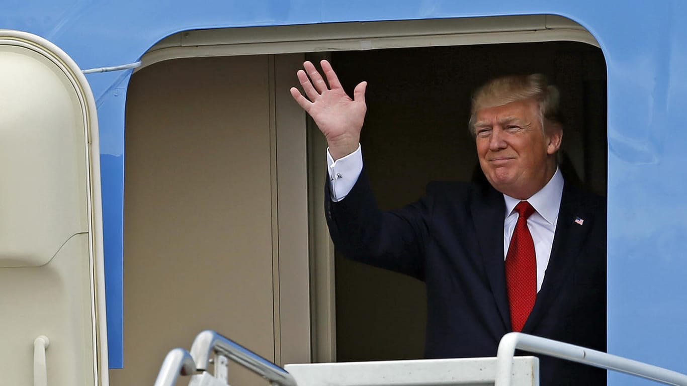 US-Präsident Donald Trump hat seine erste Auslandsreise angekündigt.