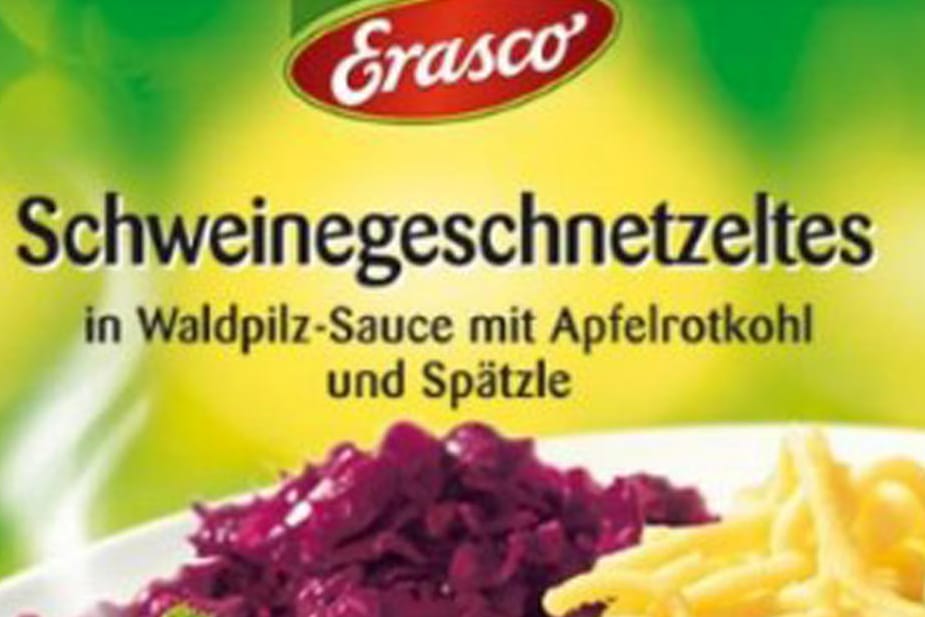 Continental Foods ruft Erasco-Schalenmenü zurück.