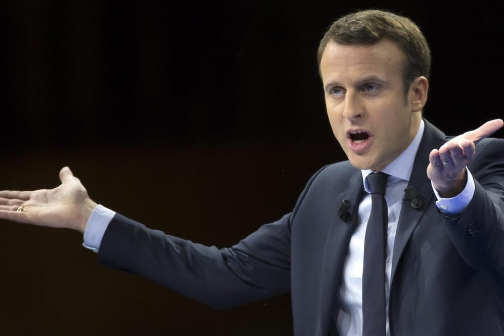 Emmanuel Macron soll Ziel eines "massiven und koordinierten" Hackerangriffs sein.