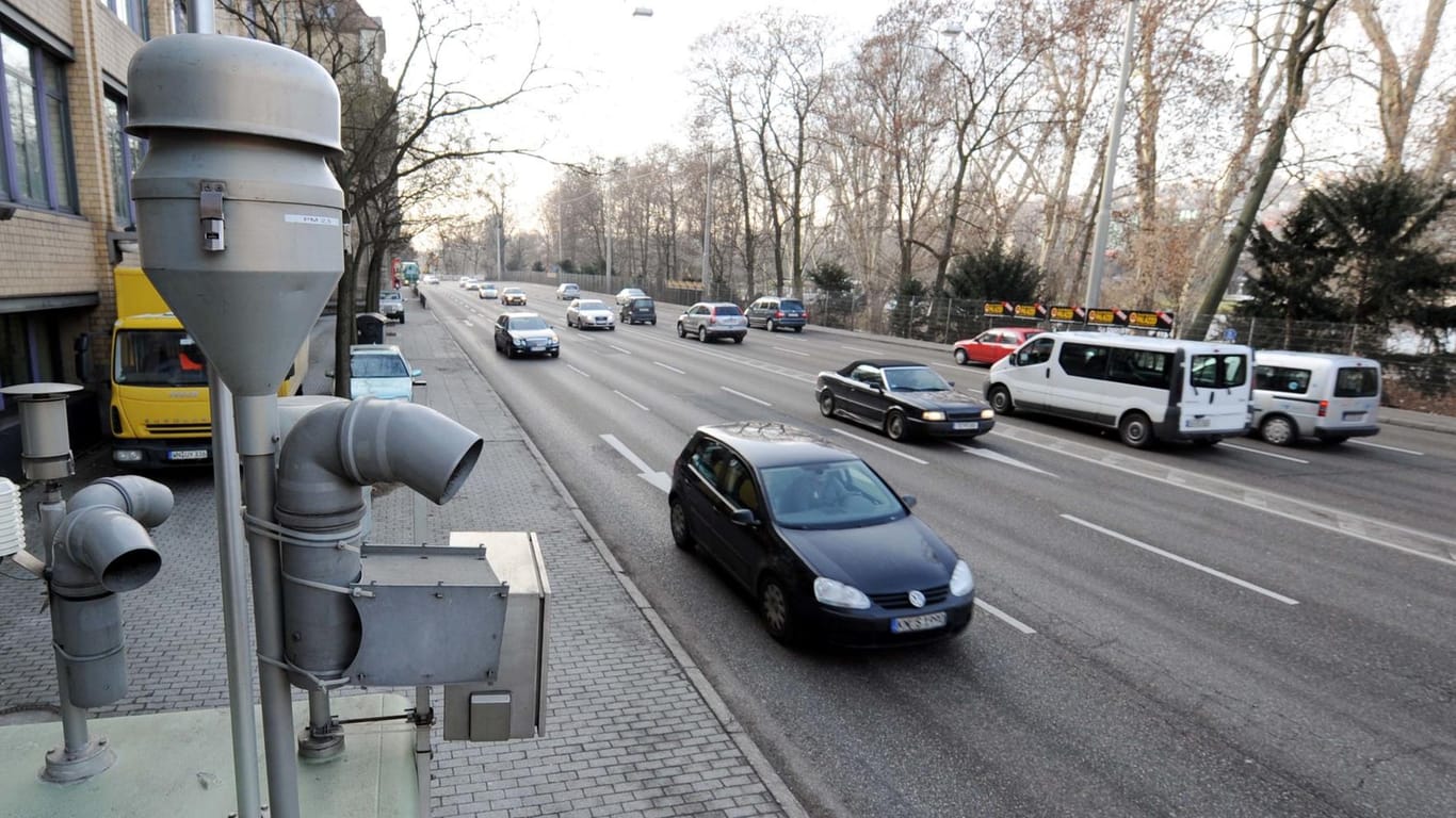 Das Stuttgarter Neckartor gilt als schmutzigste Kreuzung Deutschlands.