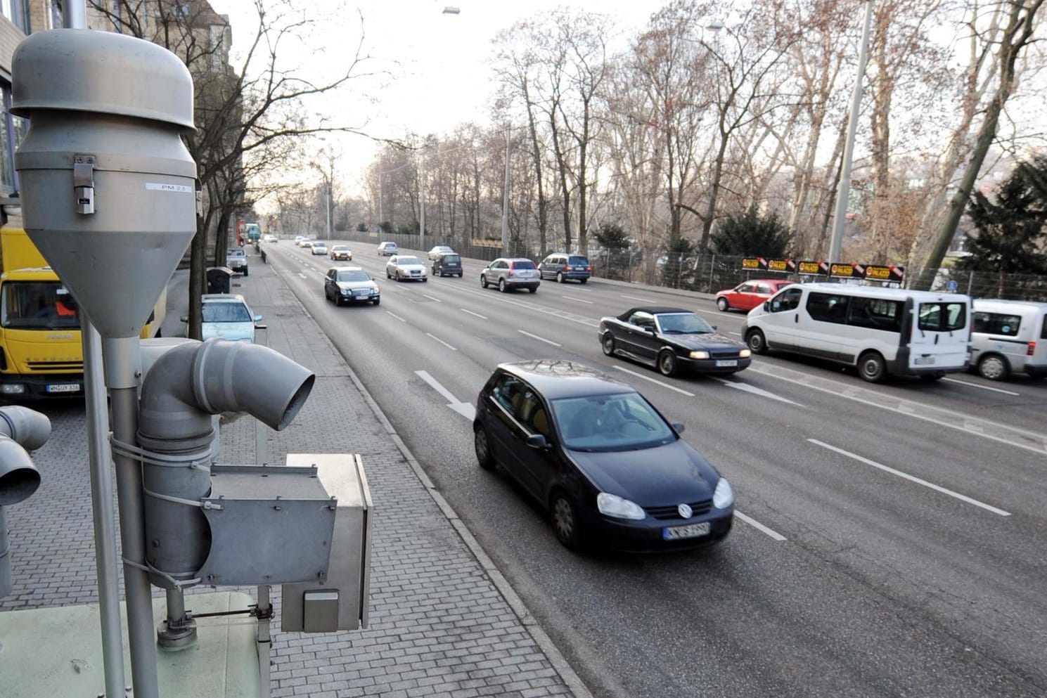 Das Stuttgarter Neckartor gilt als schmutzigste Kreuzung Deutschlands.