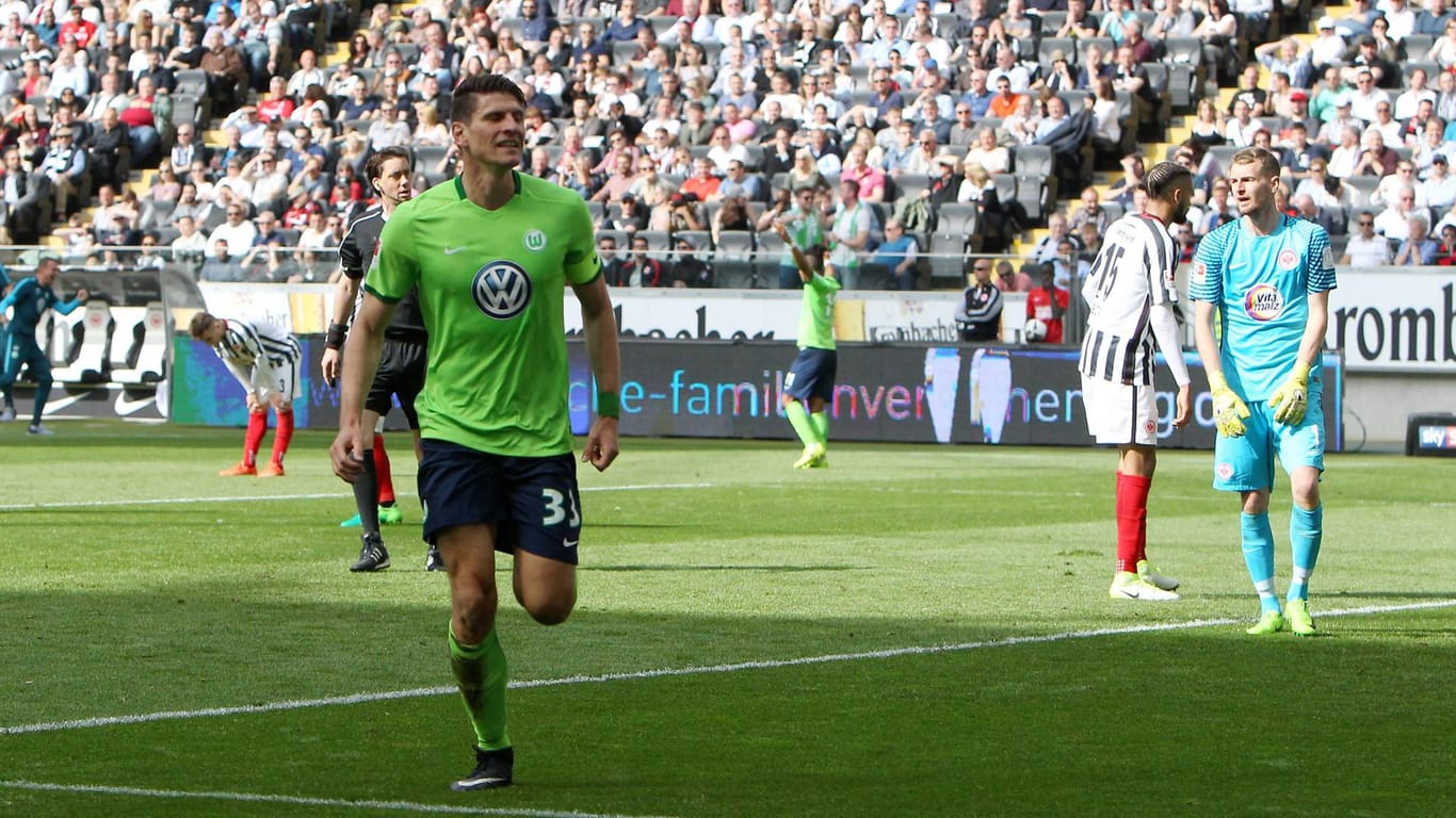 Weiter in Torlaune: Mario Gomez für den VfL Wolfsburg.