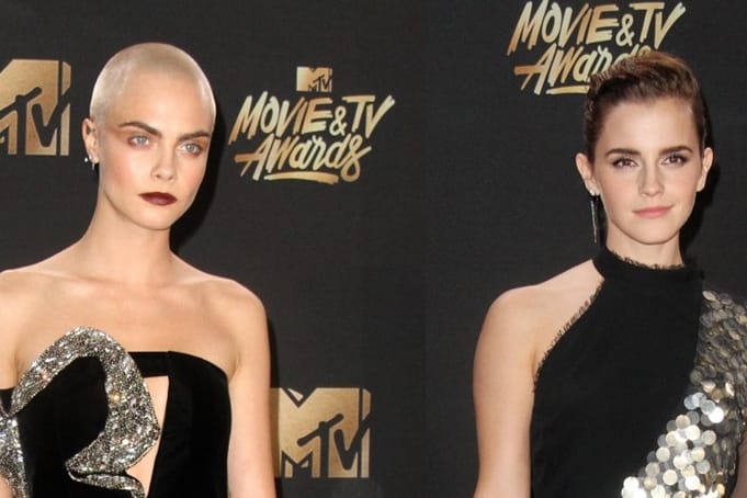 Cara Delevingne und Emma Watson wählten das kleine Schwarze.