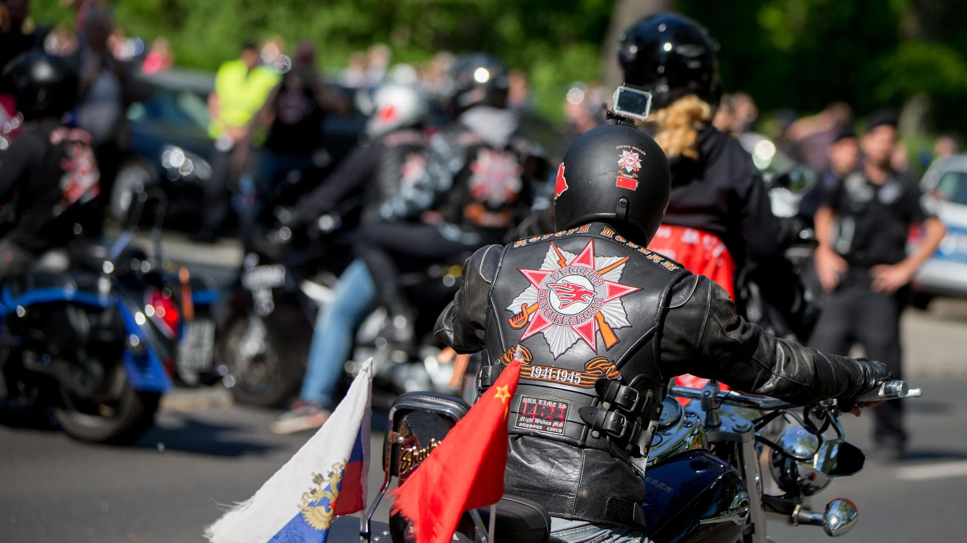 Russische Rocker "Nachtwölfe" in Berlin erwartet