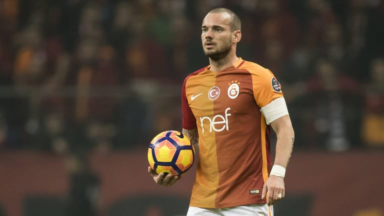 Oranje-Routinier Wesley Sneijder hat bei Galatasaray noch einen Vertrag bis Sommer 2018.