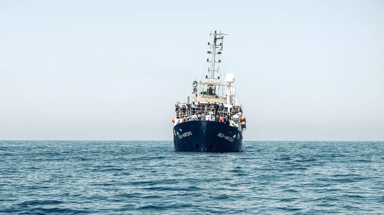 Rettungsaktion von der Hilfsorganisation Sea Watch (Symbolfoto)