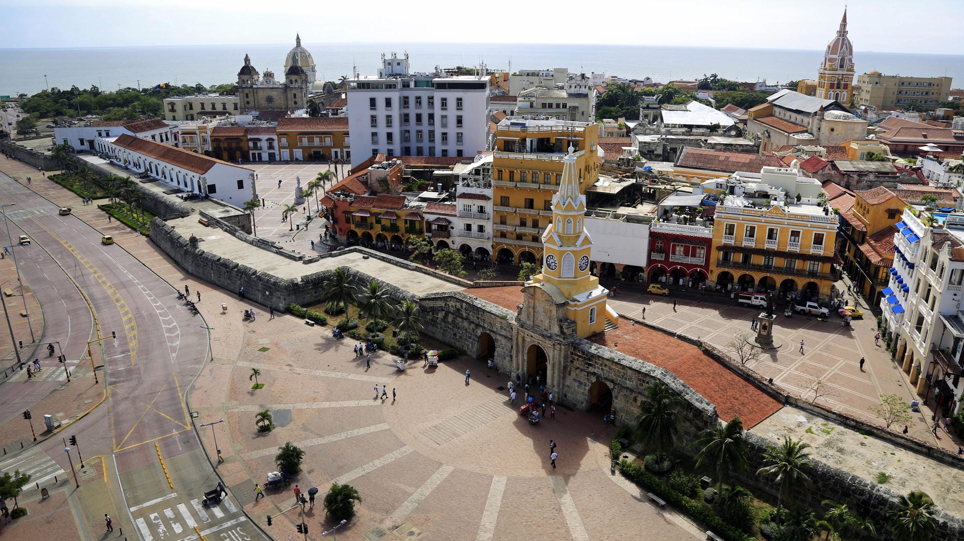 Die Stadtansicht zeigt den historischen teil der kolumbianischen Stadt Cartagena (Archiv). Die Stadtansicht zeigt den historischen teil der kolumbianischen Stadt Cartagena (Archiv).