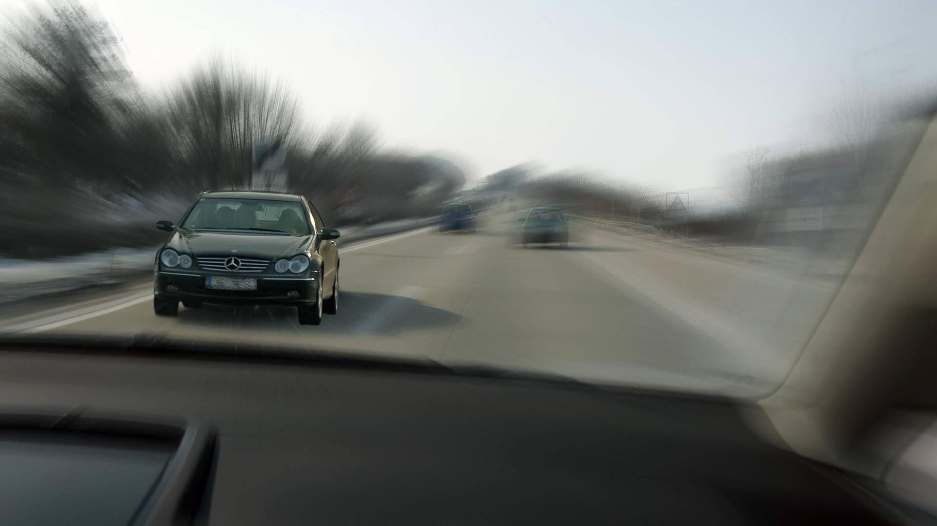 Geisterfahrer auf der Autobahn (Symbolfoto)