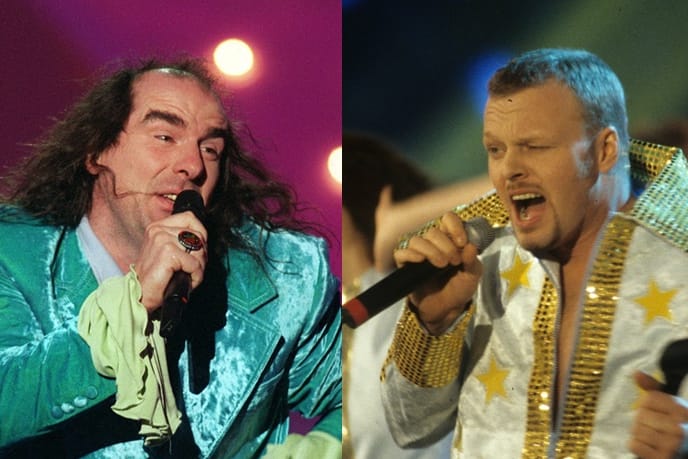 Guildo Horn trat 1998 beim ESC auf, Stefan Raab zwei Jahre später.