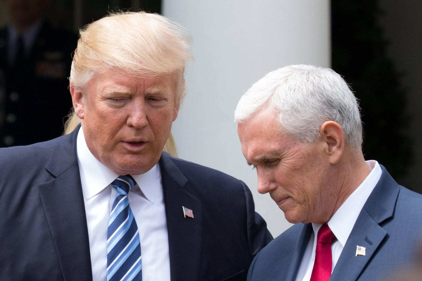US-Präsident Donald Trump und sein Vize Mike Pence.