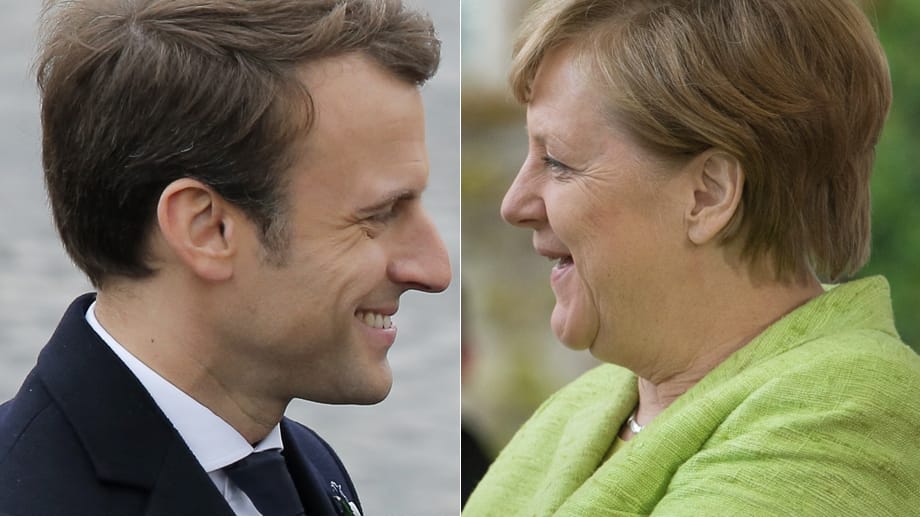 Angela Merkel will mit Emmanuel Macron "gerne über gemeinsame Investitionsprogramme nachdenken". Angela Merkel will mit Emmanuel Macron "gerne über gemeinsame Investitionsprogramme nachdenken".