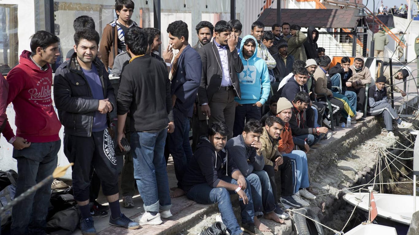 Griechenland hat in Zusammenarbeit mit Frontex seit Mittwoch insgesamt 71 Flüchtlinge in die Türkei zurückgeschickt (Archiv).