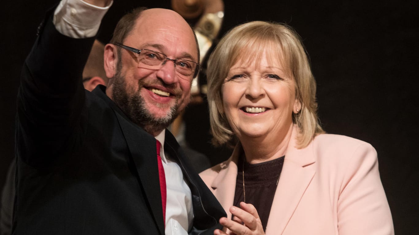 Schneidet Hannelore Kraft in NRW schlecht ab, wäre das auch für Martin Schulz ein Rückschlag.