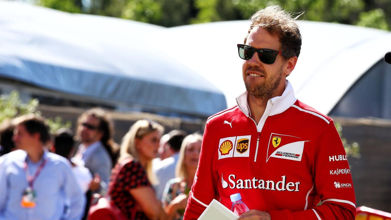 Sebastian Vettel startet in Barcelona vom zweiten Startplatz.