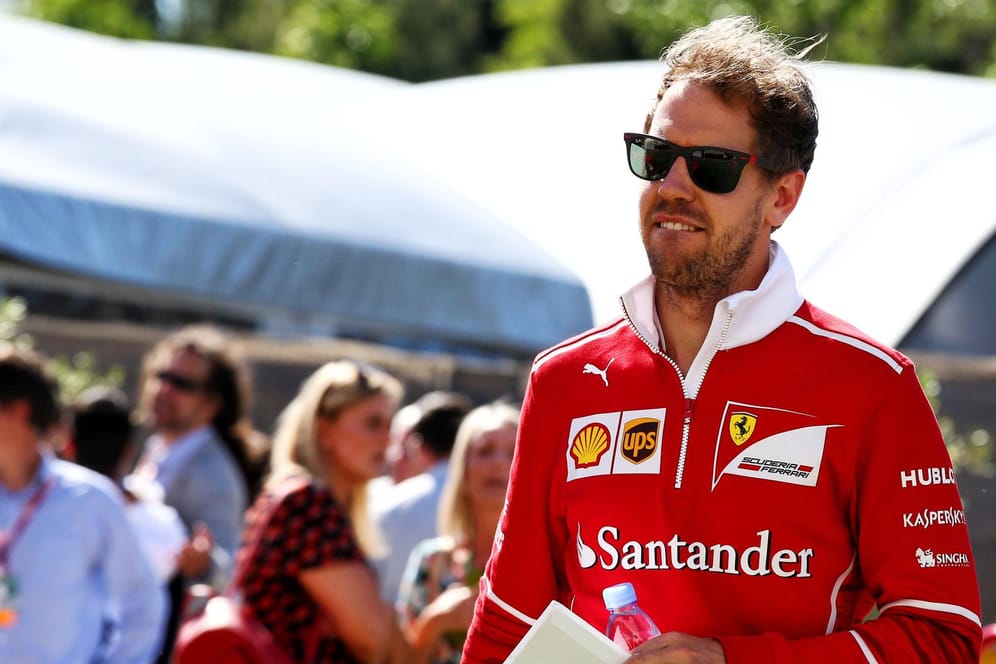Sebastian Vettel startet in Barcelona vom zweiten Startplatz.