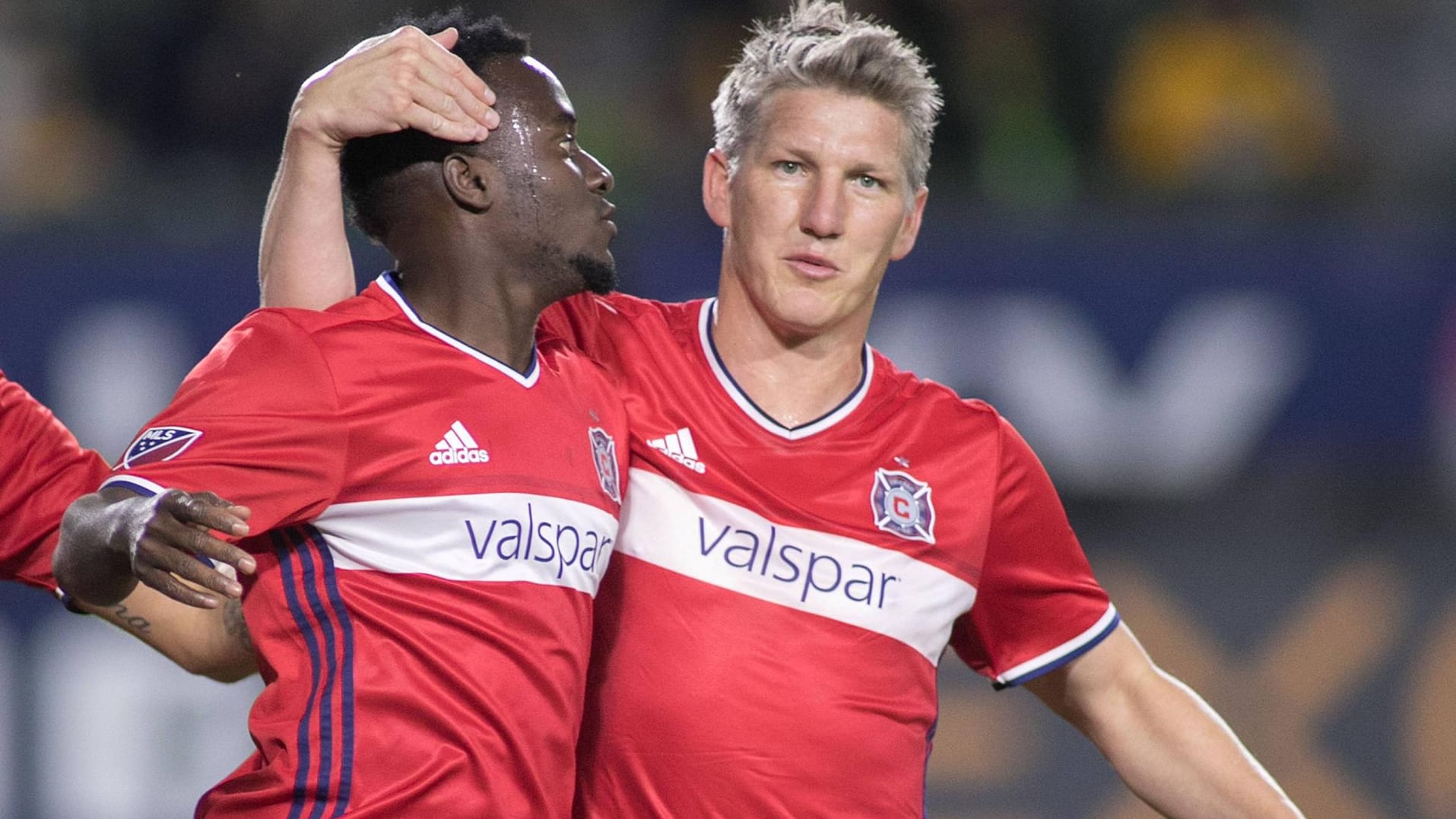 Bastian Schweinsteiger (r.) bereitete David Accams Treffer zum 2:1 bei Chicagos Erfolgs gegen Seattle vor. Bastian Schweinsteiger (r.) bereitete David Accams Treffer zum 2:1 bei Chicagos Erfolgs gegen Seattle vor.