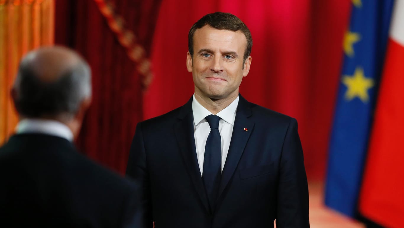 Amtseinführung des neuen französischen Präsidenten Emmanuel Macron