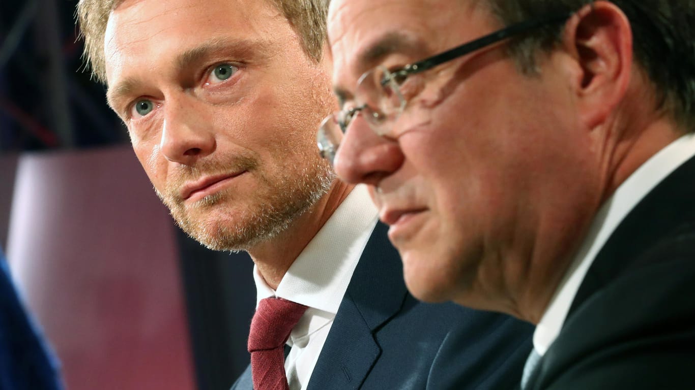 Armin Laschet könnte in NRW mit Christian Lindners FDP regieren.
