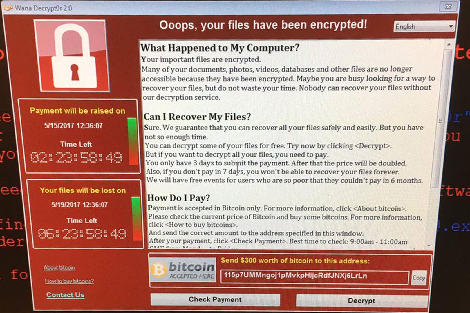 Eine weltweite Welle von Cyber-Attacken hat am 12. Mai zehntausende Computer von Unternehmen, Behörden und Verbrauchern getroffen.