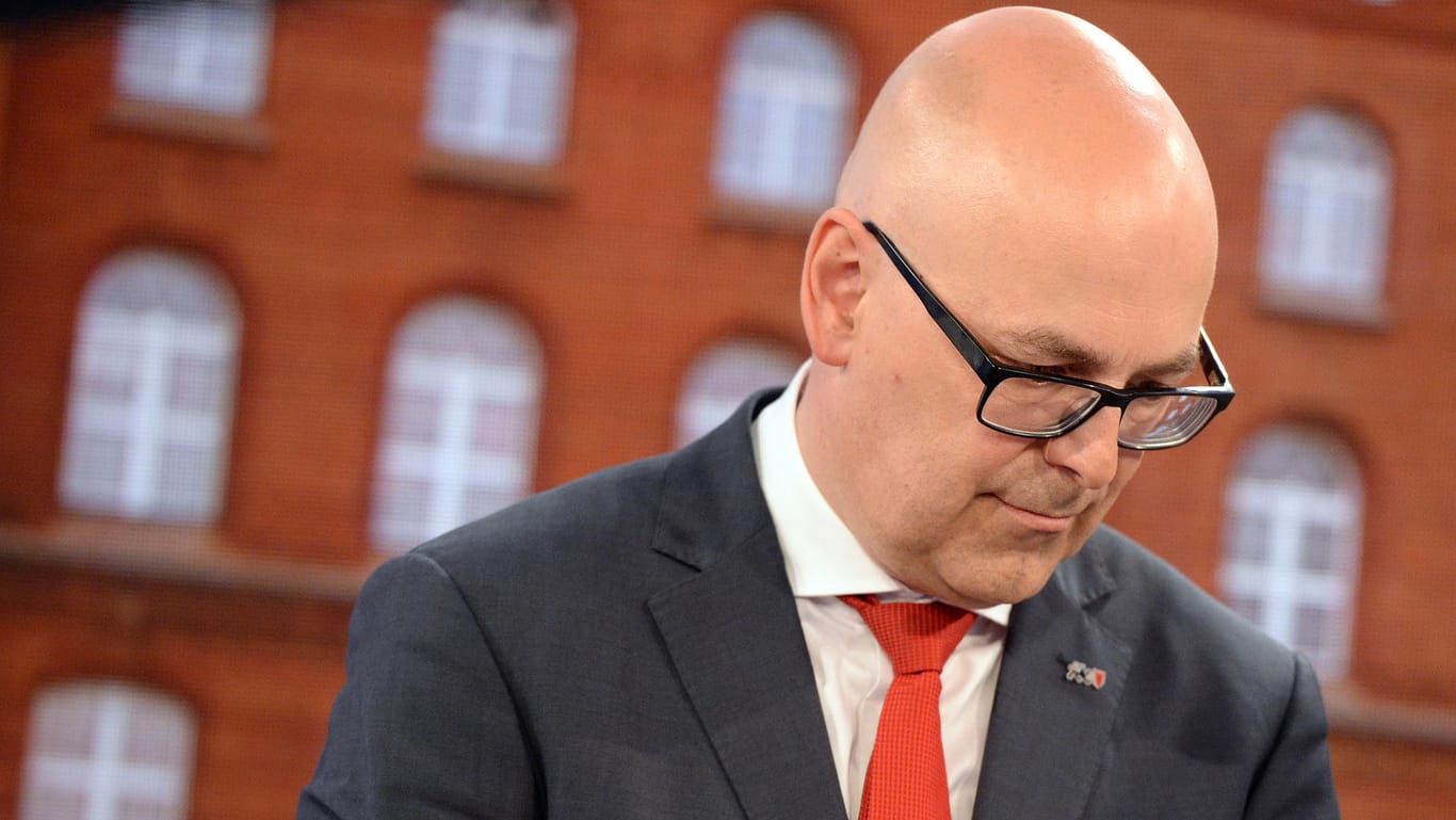 Torsten Albig (SPD) nach der Wahlniederlage bei den Landtagswahlen in Schleswig-Holstein.