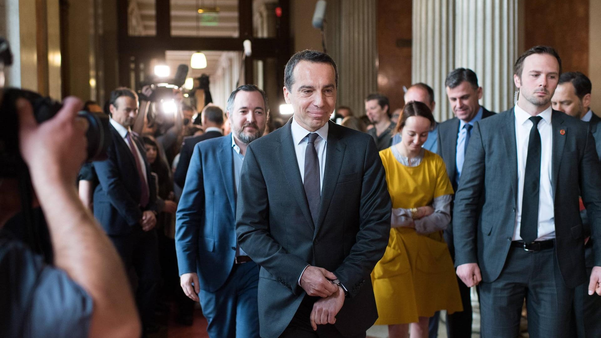 Wien 16 05 2017 Parlament Wien AUT Bundesregierung Sitzung des Ministerrats im Bild Bundeskanz Wien 16 05 2017 Parlament Wien AUT Bundesregierung Sitzung des Ministerrats im Bild Bundeskanz