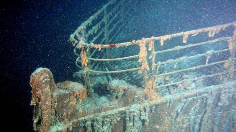 Bug der Titanic - Das Wrack wird in Rekordzeit zerfressen.