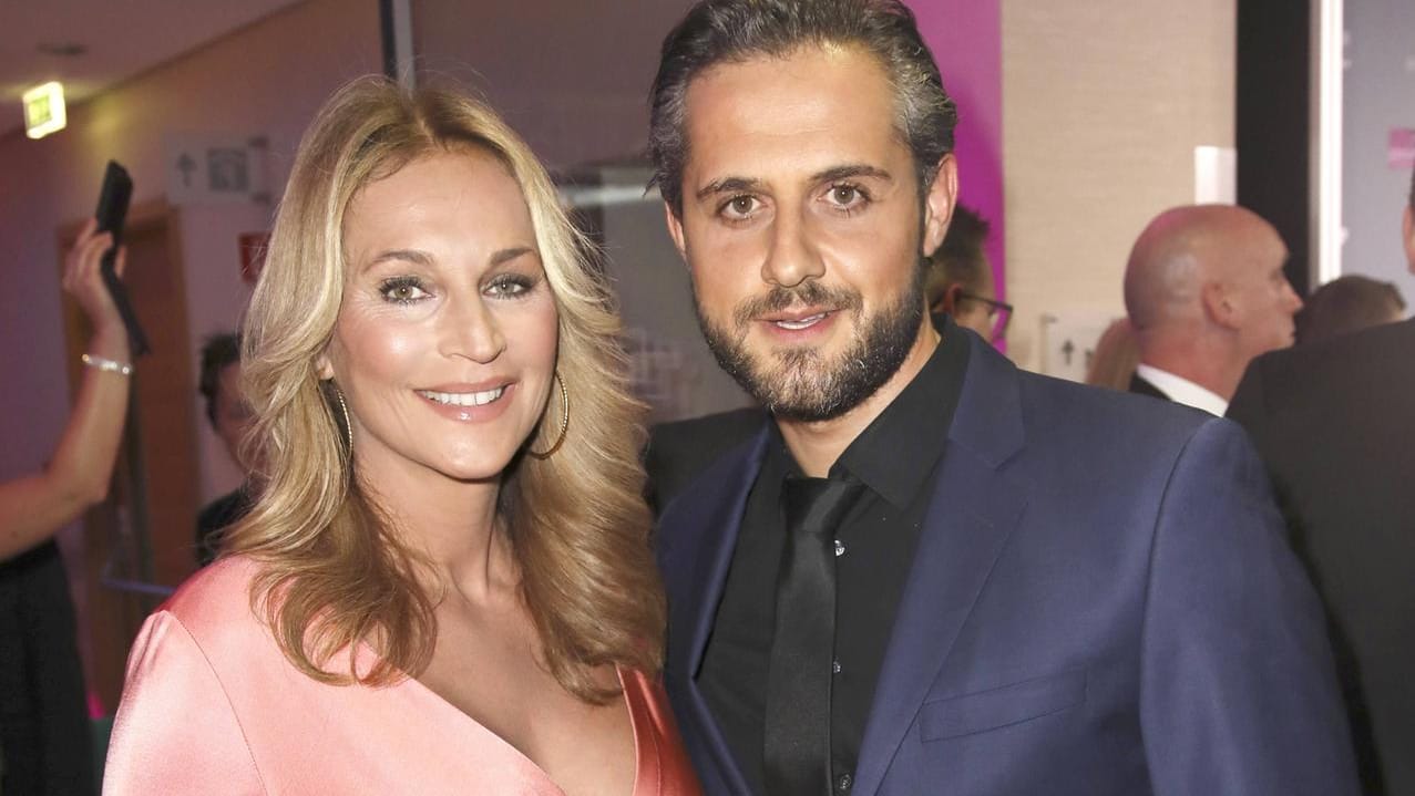 Caroline Beil und Freund Philipp Sattler freuen sich auf das Baby.