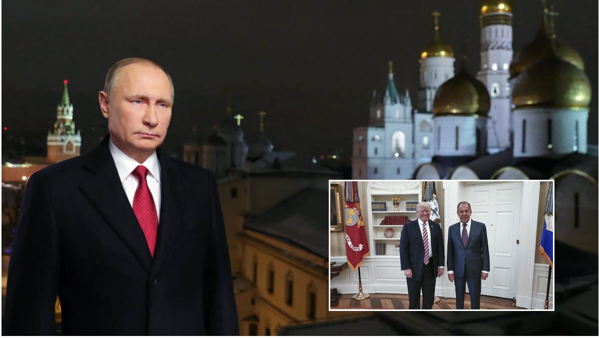 Der russische Präsident Wladimir Putin ist bereit Informationen aus dem Gespräch zwischen Trum und Lawrow zu veröffentlichen. Der russische Präsident Wladimir Putin ist bereit Informationen aus dem Gespräch zwischen Trum und Lawrow zu veröffentlichen.