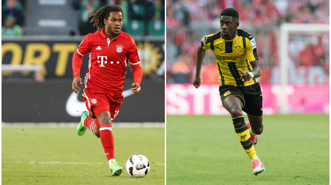 Neulinge: Renato Sanches (li.) und Ousmane Dembélé haben sehr unterschiedliche erste Bundesliga-Spielzeiten hinter sich gebracht.