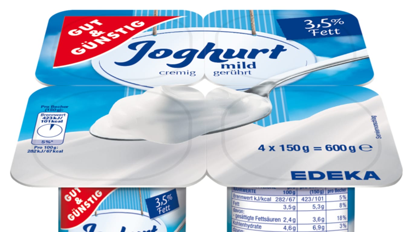 Dieser Joghurt von "Gut&Günstig" wird zurückgerufen.