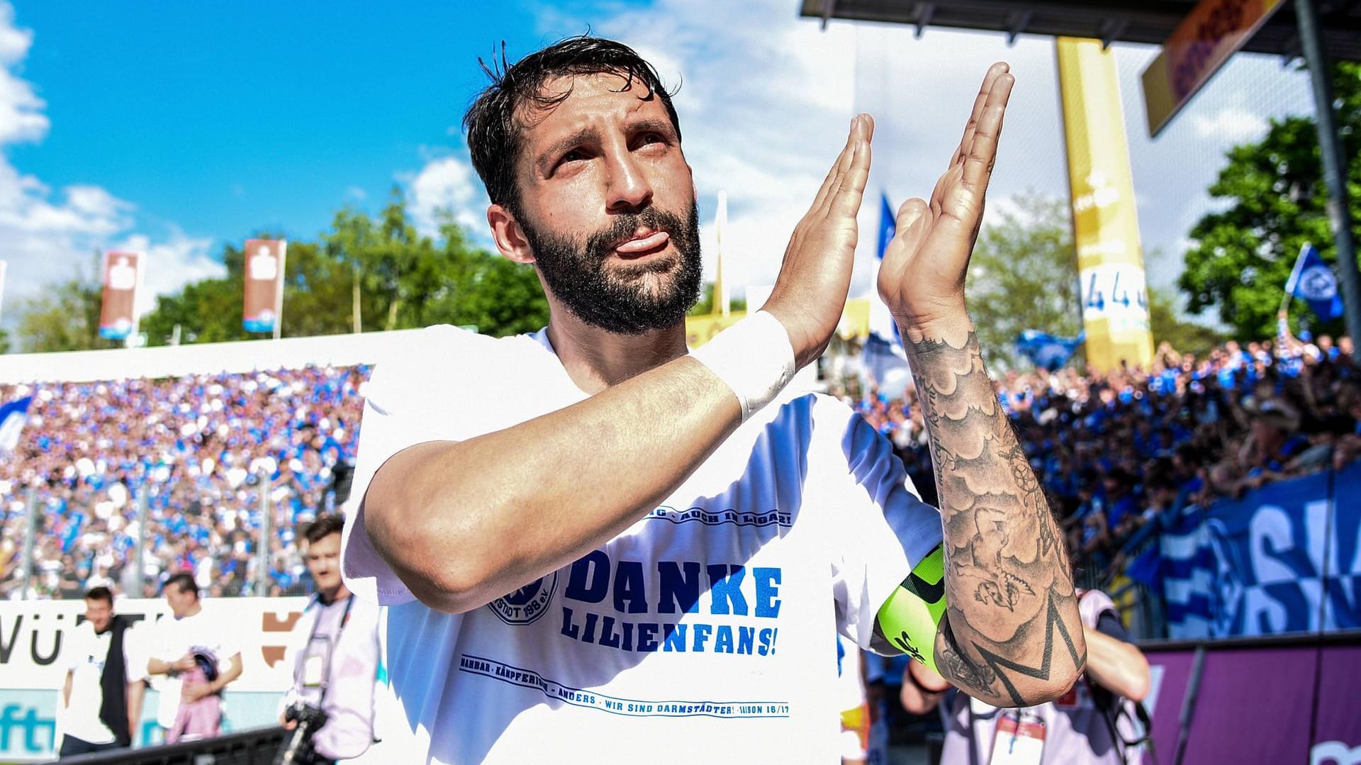 Abschiedstour: Aytaç Sulu beim letzten Heimspiel von Darmstadt am vergangenen Wochenende..