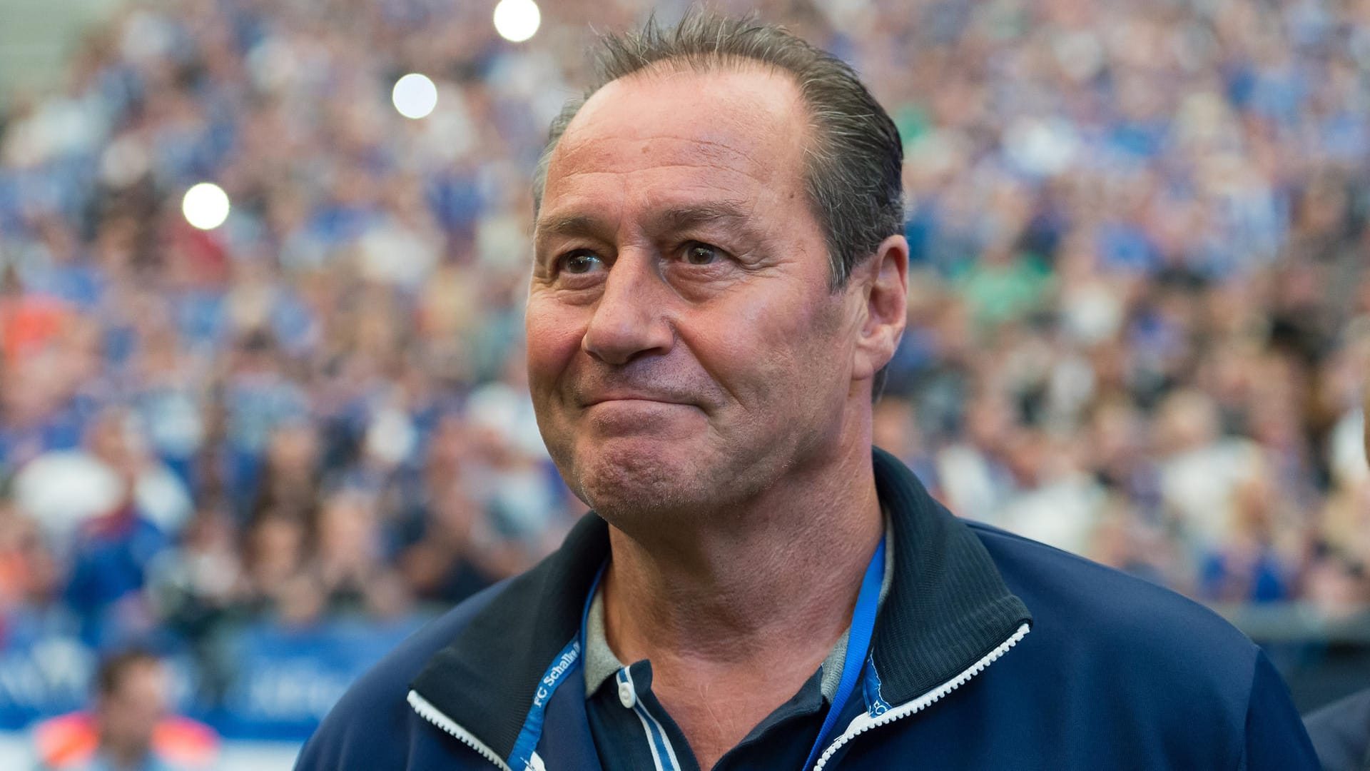 Huub Stevens bei den Feierlichkeiten zum 20-jährigen Jubiläum des Schalker UEFA-Pokalsiegs am Wochenende. Huub Stevens bei den Feierlichkeiten zum 20-jährigen Jubiläum des Schalker UEFA-Pokalsiegs am Wochenende.