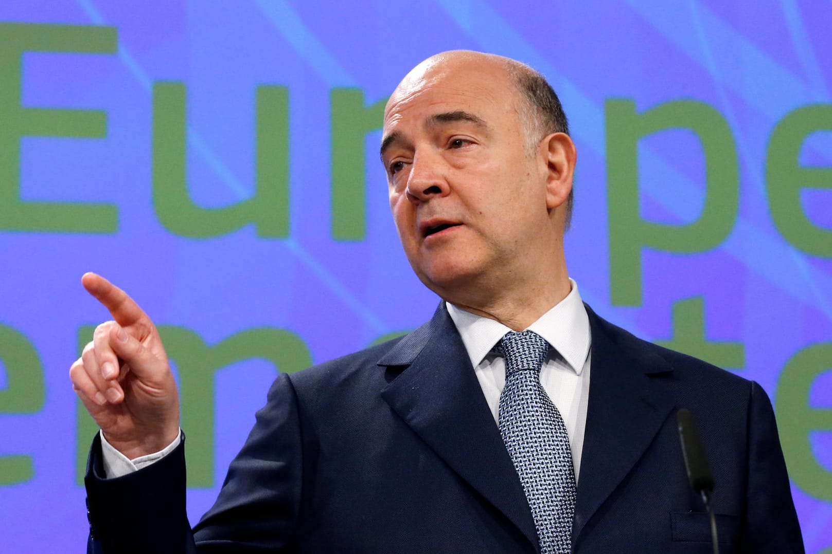 Finanzkommissar Pierre Moscovici in Brüssel.