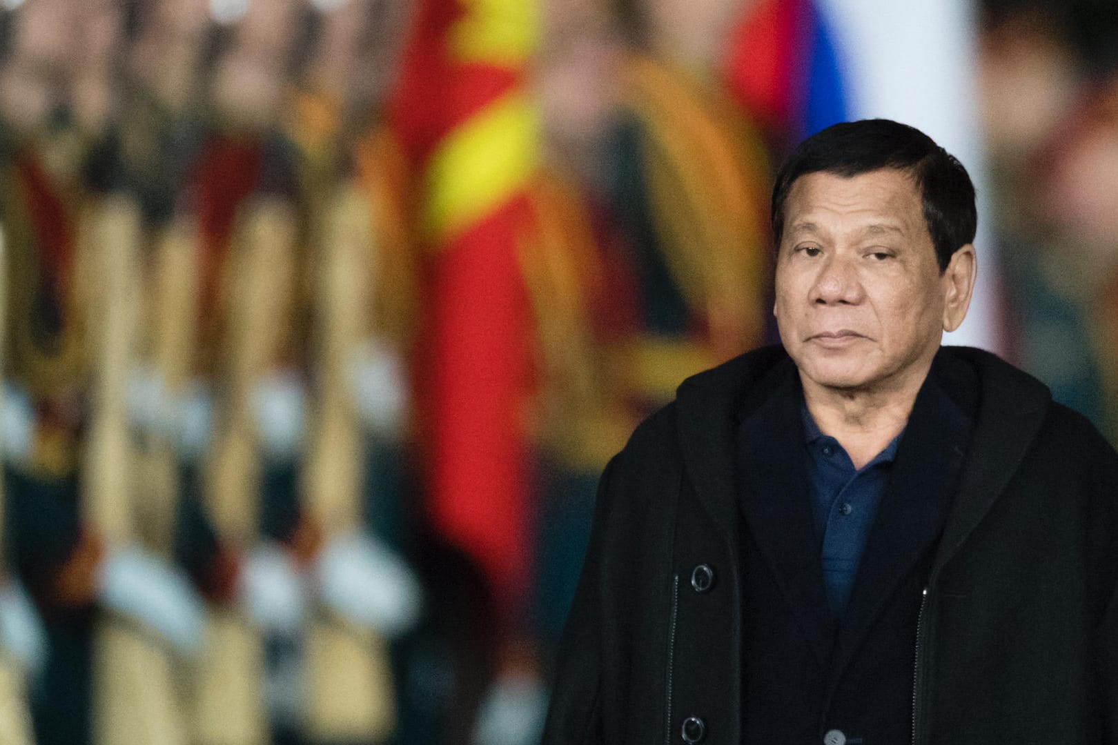 Der philippinische Präsident Rodrigo Duterte in Russland.