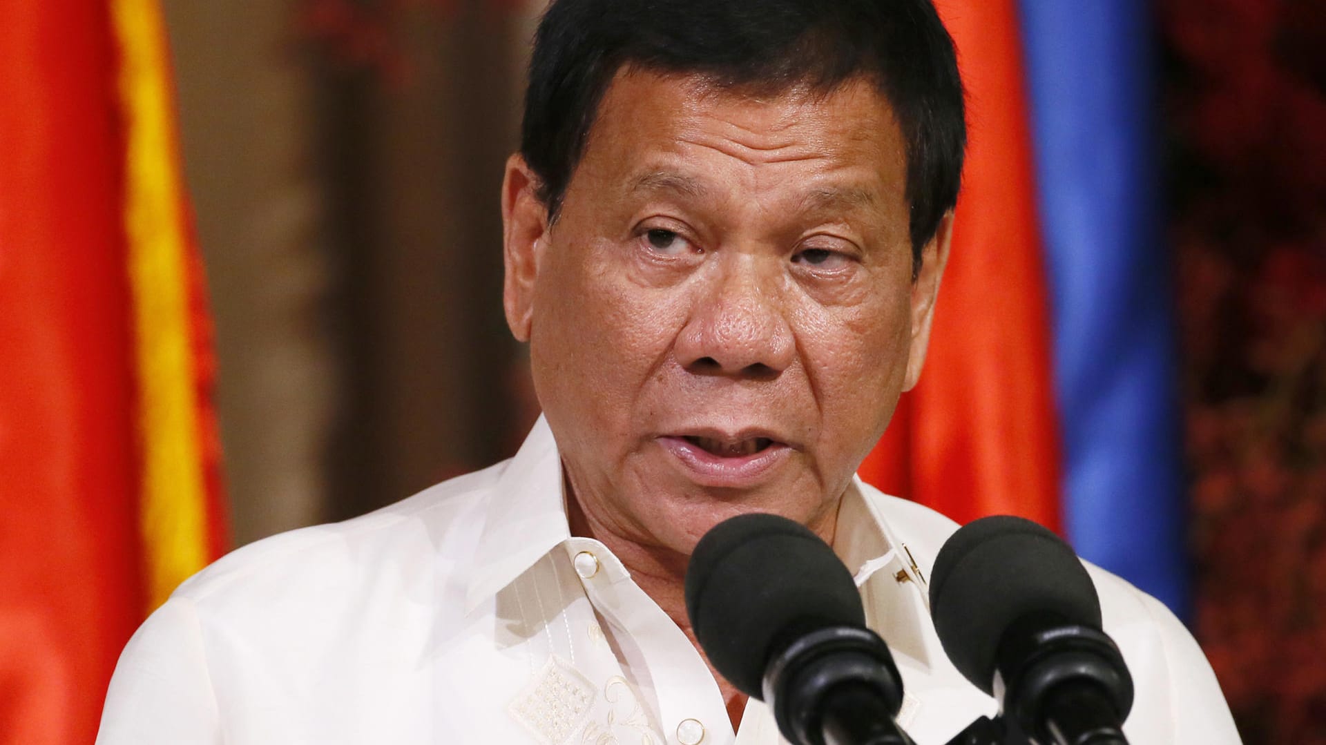 Der philippinische Präsident Rodrigo Duterte Der philippinische Präsident Rodrigo Duterte