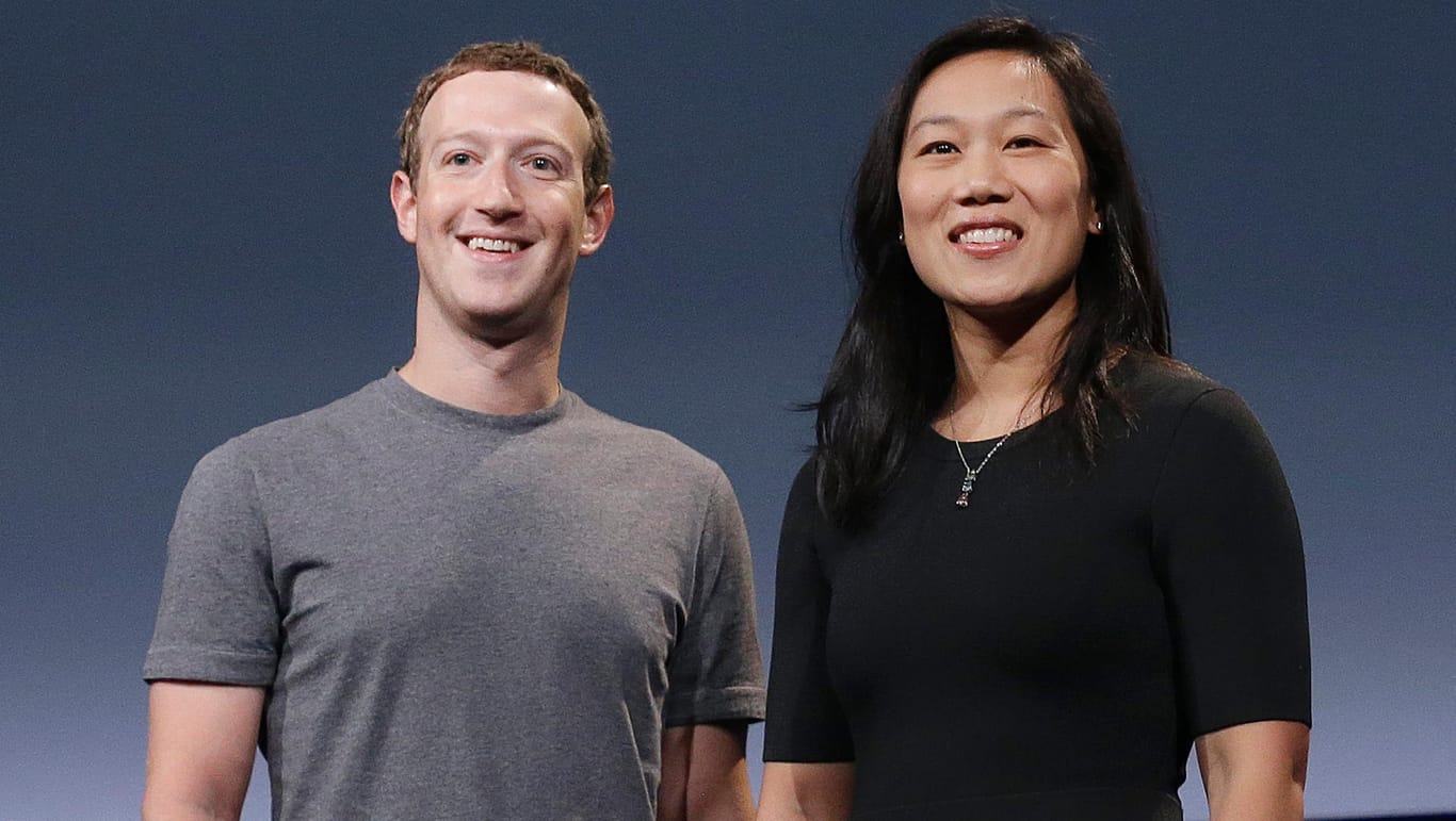 Mark Zuckerberg und seine Frau Priscilla Chan, beide haben sich in Harvard kennengelernt