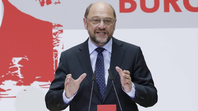 Der SPD-Vorsitzende und Kanzlerkandidat Martin Schulz