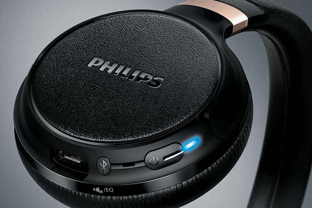 Testsieger: Der ohrenaufliegende Bluetooth-Kopfhörer Philips SHB 9250