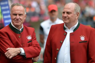 Karl-Heinz Rummenigge und Uli Hoeneß, hier am letzten Bundesliga-Spieltag.