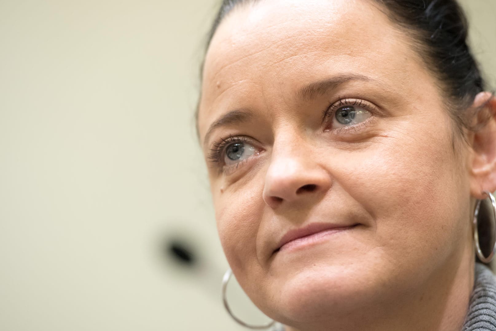 Beate Zschäpe bei der Fortsetzung des NSU-Prozesses.