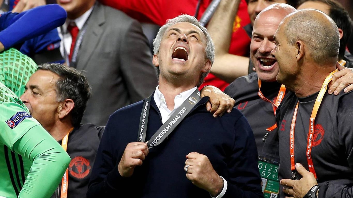José Mourinho mit einer Gefühlsexplosion.