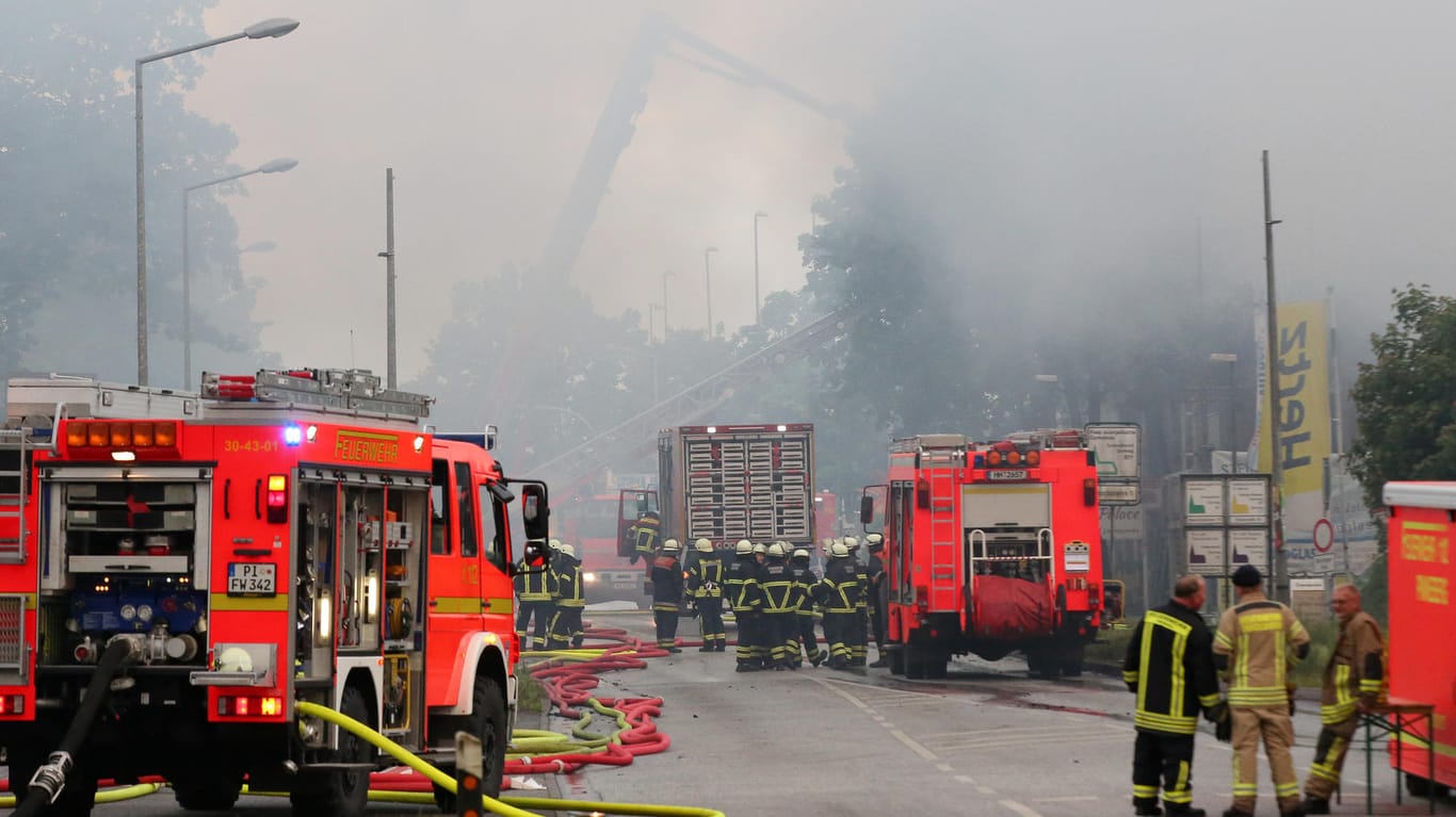 Großbrand in Wedel