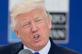 US-Präsident Donald Trump hat beim Nato-Gipfel in Brüssel für Empörung gesorgt.