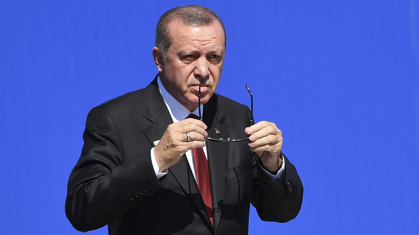 Erdogan kommt in Brüssel zum Treffen der Staats- und Regierungschefs der Nato-Staaten.