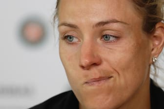 Angelique Kerber stand die Enttäuschung nach der Pleite bei den French Open ins Gesicht geschrieben.