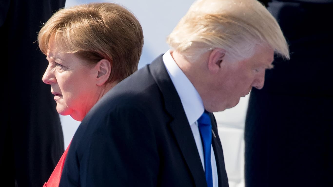 Angela Merkel hat sich klar von Donald Trumps Politik distanziert.